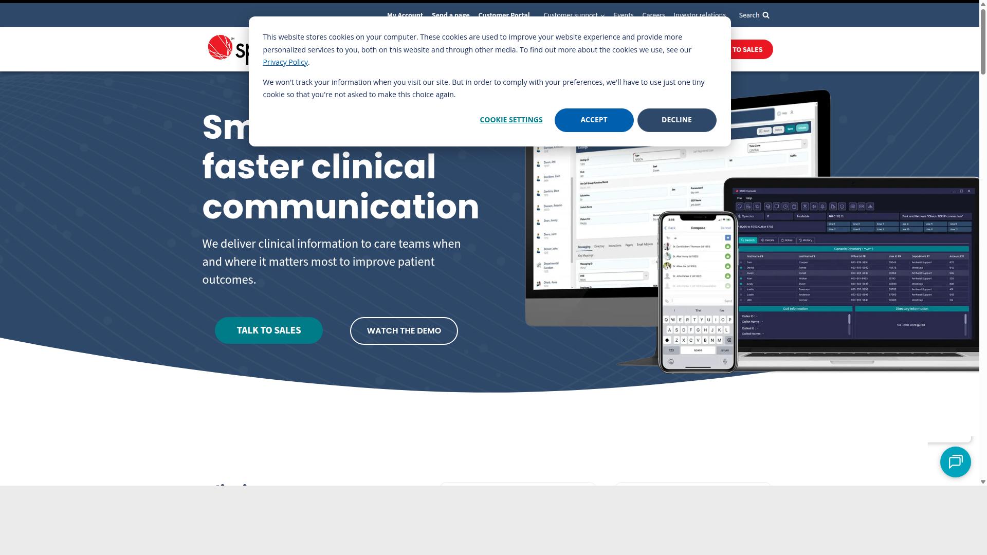 Spok Holdings website